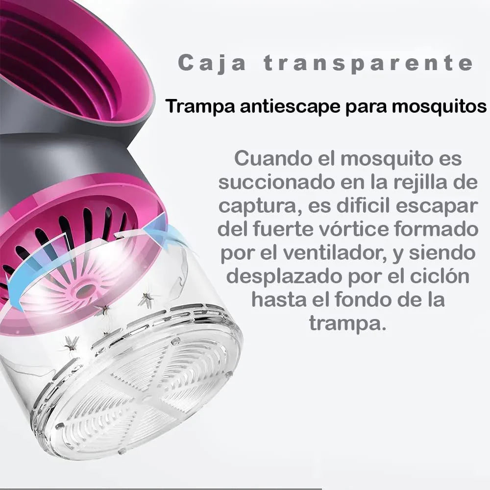 Lampara anti mosquitos silenciosa